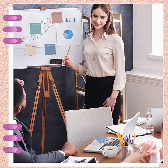 Yinder 24 Pcs Inspirational Sticky Notes Thank You Gift Motivational Sticky Note Pad Employee Appreciation Gift Bulk for Staff Coworker Teacher Nurse Office Groups 3 x 3'' (Motivational,Morandi Color)