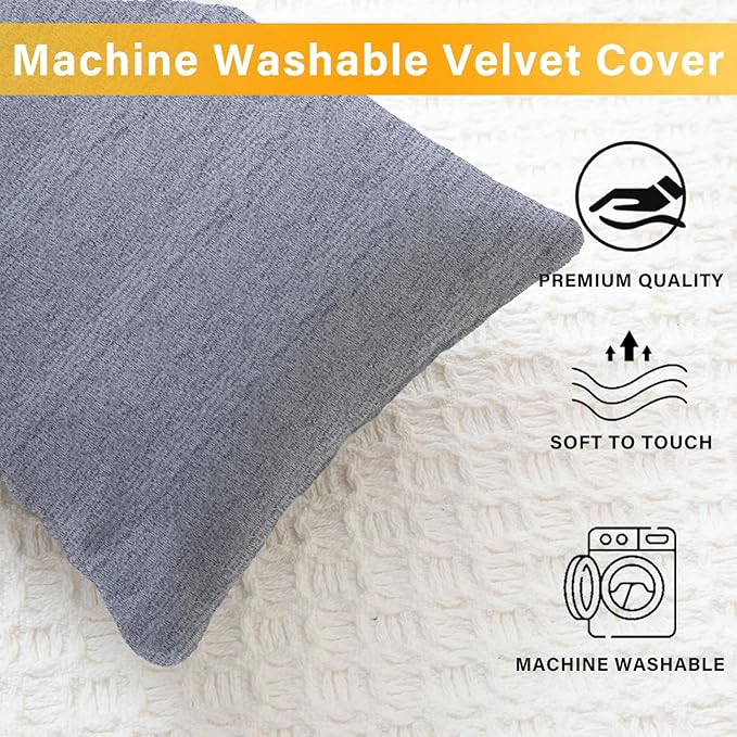 1 MIDDLE ONE 2 Pack Small Pillow, Cooling Memory Foam Mini Pillow 11 X 7 Inches for Sleeping, Travel, Neck, Knee Support, Tiny Cushion for Pet, Dogs (Grey)