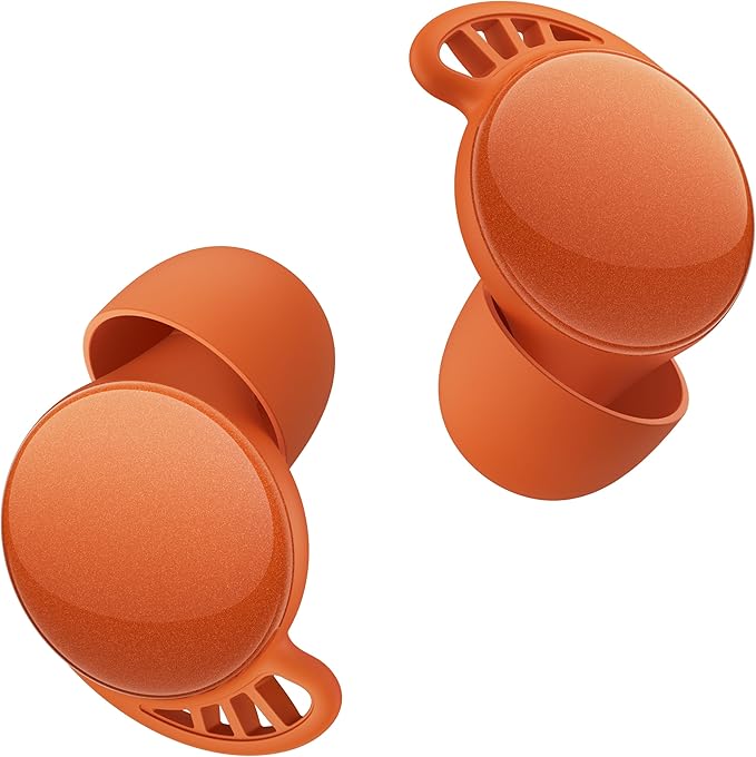 Ear Plugs for Sleeping 45dB Noise Cancelling Earplugs for Noise Reduction Reusable Silicone Ear Plugs with 8 Eartips Concert Earplug for Sleep, Snoring, Work,Study Fit Caramel