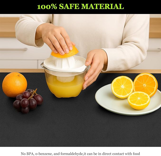 Warmstar Leather Table Cover 20 x36 Inch, 1.8MM Thick PVC Table Protector Waterproof, Desk Cover Protector Non-Slip Table Pad for Kitchen, Dresser, Gaming Desk,Dining Room Table