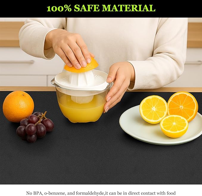 Warmstar Leather Table Cover 18 x42 Inch, 1.8MM Thick PVC Table Protector Waterproof, Desk Cover Protector Non-Slip Table Pad for Kitchen, Dresser, Gaming Desk,Dining Room Table