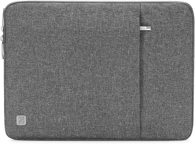 NIDOO 10 Inch Laptop Tablet Sleeve Case Cover Water Resistant Computer Bag for 11 inch iPad Air M3 M2 2025 / Pro M4 M2 / 11" 10.9" 10.2" iPad/Microsoft Surface Go 3 2 / Lenovo Tab M11, Grey