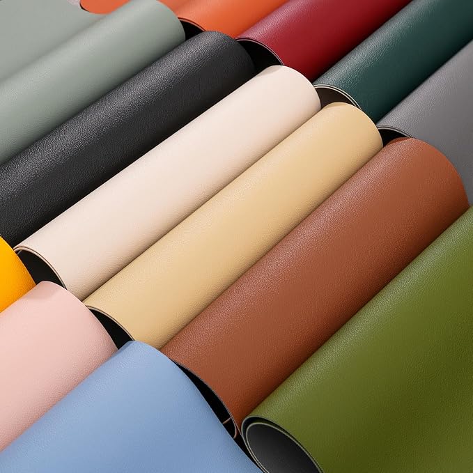 Dual Sided Desk Pad Faux Leather Desk Mat Large Mouse Pad | Desk Pad Protector Non-Slip Waterproof Desk Mouse Pad for Writing Desk, Office, Home(Green Gray 35.4"X17")