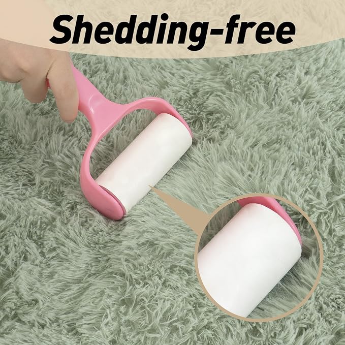Mugorn Small Soft Shag Rugs for Bedroom, 4x6 Fluffy Area Rugs for Living Room