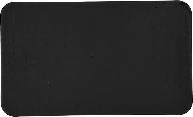 J&V TEXTILES Anti Fatigue Cushioned Comfort Mat, Ergonomically Durable, Supportive, Padded, Thick and Washable, Stain-Resistant, Kitchen, Garage, Office Standing Desk Mats (Eat Laugh Live)*