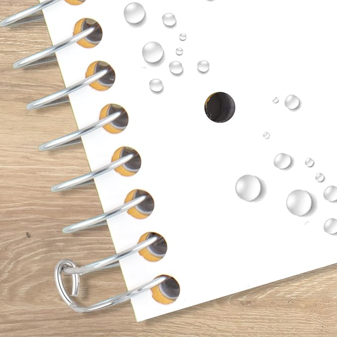 Five Star Spiral Notebook + Study App, 1 Subject, College Ruled Paper, 8-1/2" x 11", 100 Sheets, Fights Ink Bleed, Water Resistant Cover, White (72456)
