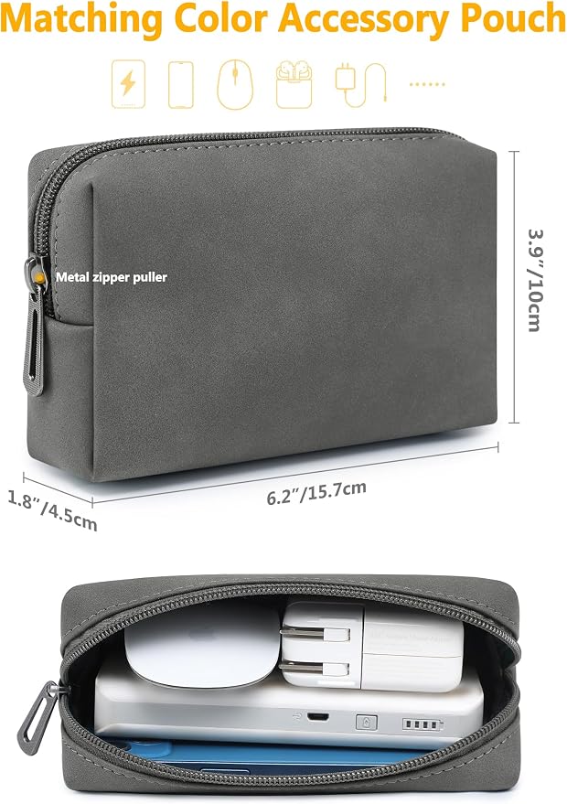 HYZUO 13 Inch Laptop Case Sleeve with Stand for 2026-2018 MacBook Air 13 M5 M4 M3 M2 M1, 2026 13" MacBook Neo, 2026-2016 MacBook Pro 13 M2 M1, iPad Pro/Air 13, Surface Pro 12-3, XPS 13, Dark Gray