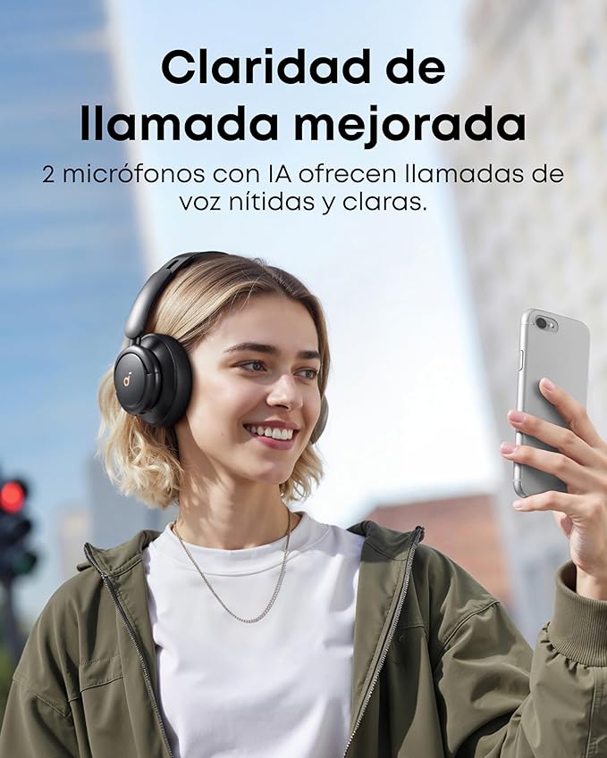 Soundcore by Anker Life Q30 Hybrid Active Noise Cancelling Headphones with Multiple Modes, Hi-Res Sound, Custom EQ via App, 40H Playtime, Comfortable Fit,Connect to 2 Devices (Renewed)