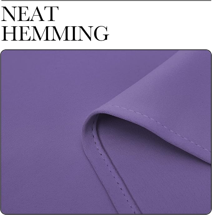 NICETOWN Sliding Door Curtains, Wide Thermal Blackout Patio Door Curtain Panel, Lilac Purple, W70 x L95, Sliding Door Drapes/Draperies with Grommet Top