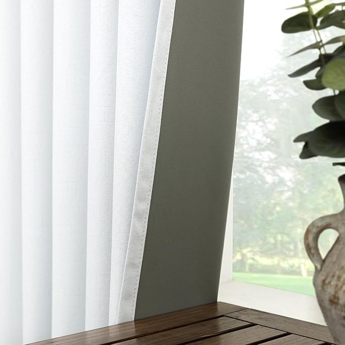 KOUFALL 78 Inch Room Divider Curtains for Door Separation,Thermal Insulated Sound Proof Curtains for Doorway