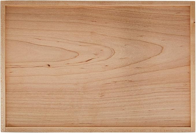 pandapark Wood Organizer Tray,Black Walnut,Desk & Drawer Storage Box (Maple Master)