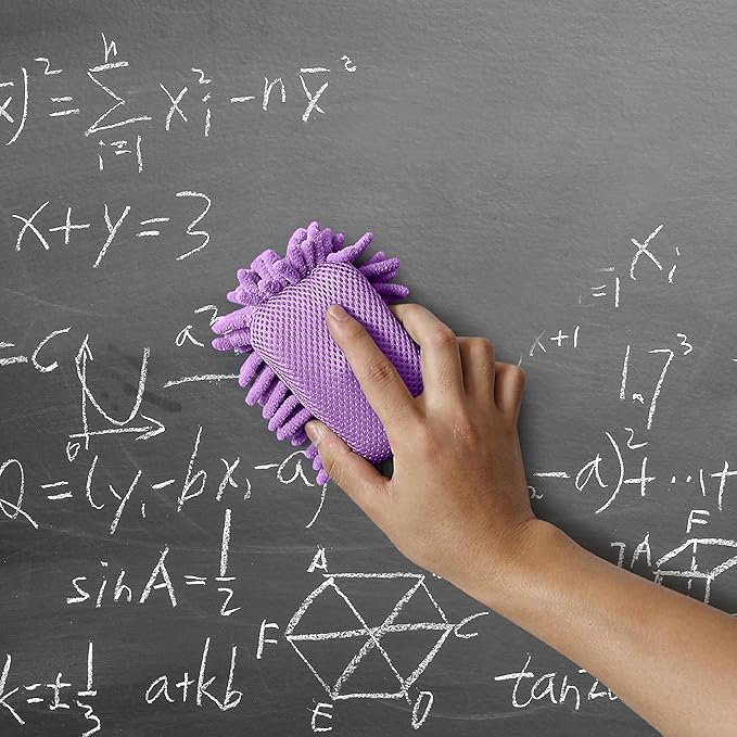 Mr. Pen- Magnetic Microfiber Shag Whiteboard Erasers, 4" x 6", 4 Pack, Dual Surface, Washable Large Dry Erase Board Cleaner for Chalk, Marker, Classroom, Office, Home