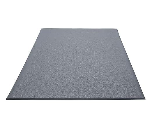 Guardian Soft Step Anti-Fatigue Floor Mat, Vinyl, 3'x12', Grey