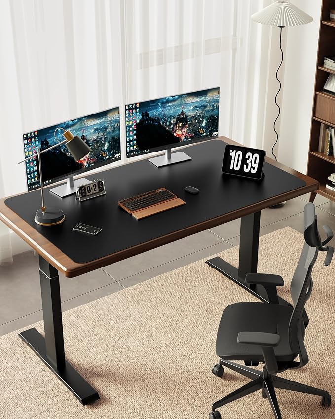 YSAGi 47.2" x 17" Large PU Leather Desk Mat for Keyboard and Mouse - Waterproof Non-Slip Desk Pad Protector for Office, Home, Writing Desk, Black
