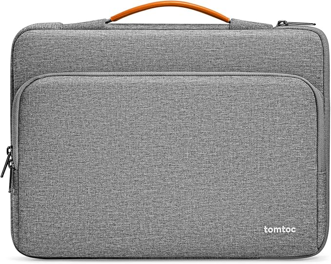 tomtoc 360 Protective Laptop Carrying Case for 13-inch New MacBook Air M5(2026), M4/A3240 2025, M3/A3113, M2/A2681 M1/A2337, 13“ MacBook Neo/Pro, iPad Pro M5 & iPad Air M4, Water-Resistant Laptop Bag