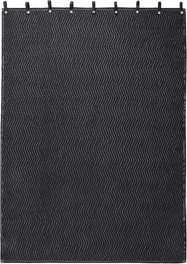 HOMBYS Large Sound Dampening Blanket, 72" x 40" Sound Absorbing Panel with Grommets for Wall Hanging, Noise Reduce Curtains for Recording Studio Use and Basements, 72" x 40", Black