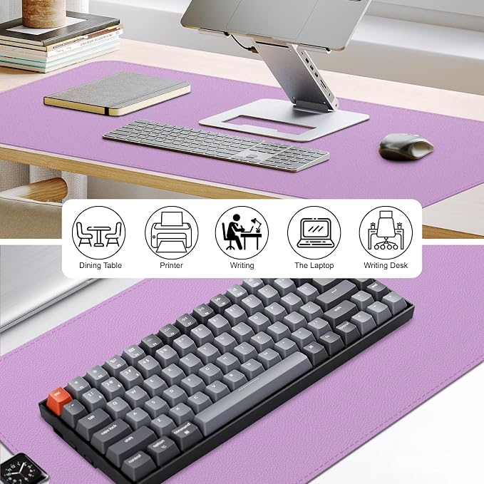 Leather Desk Mat, Desk Pad for Keyboard and Mouse Large Mouse Pads for Desk | Waterproof Desk Mat, Desk Matt for Desktop, Laptop Blotter, Keyboard Pad, Large Mouse Pad, Desk Essentials