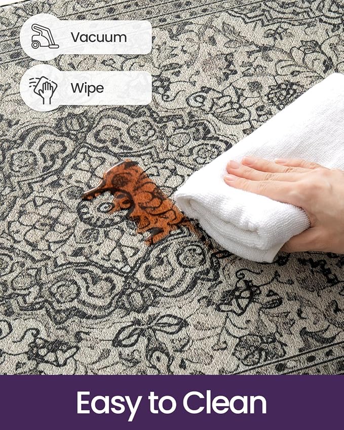 DEXI Kitchen Mats for Floor Cushioned, 23x86 Large Long Runner Rug Non Slip, Waterproof Soft Comfort Standing Padded Anti Fatigue Decorative, Brown Grey