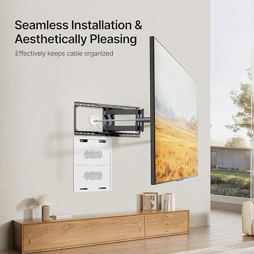 17" in-Wall Media Box Recessed Outlet Cable Management Kit 2 Pack | Structured Media Enclosure, One Connect & Network Switches, Fits Fire TV Stick Samsung, Recessed Design, 2 Pack