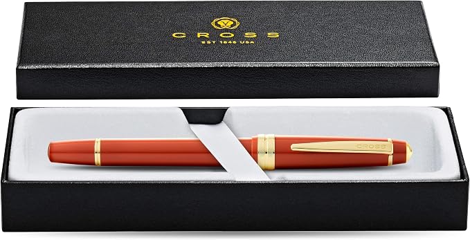 Bailey Light Amber Resin Rollerball Pen