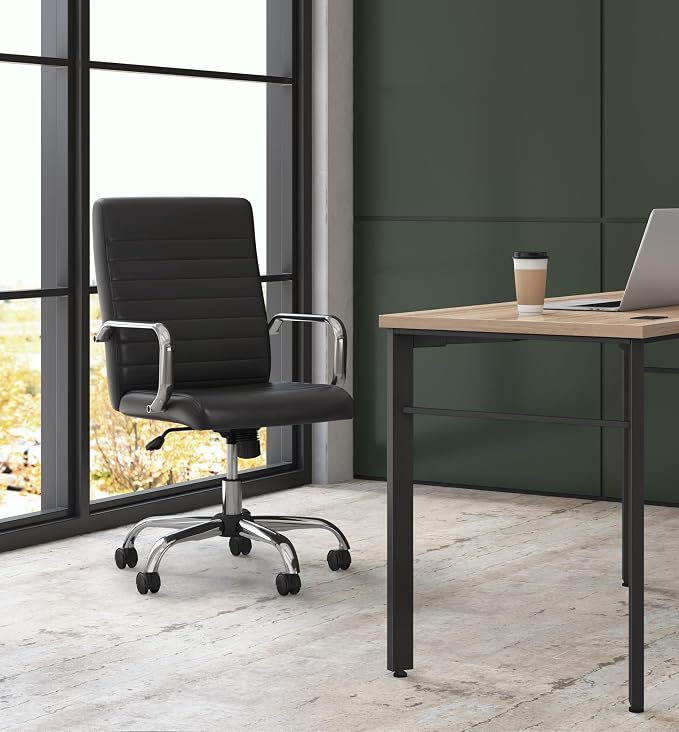 HON Sadie Executive Ergonomic Office Chair, Desk Chair Comfy, Black