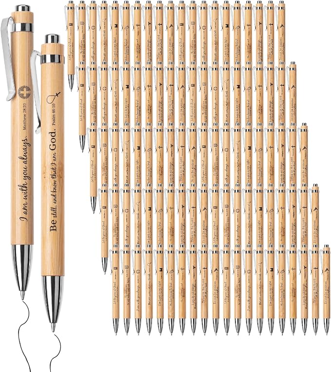 Mr. Pen- Bible Verse Pens Bulk, 100 Pack, Black Ink | Christian Pens for Women Men