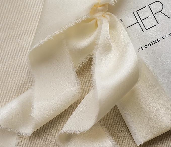 Black White His Her Slim Vow Books w/Ribbon (Set of 2) - 5.625 x 4" Minimalist Pocket Sized Modern Wedding Ceremony Vow Renewal Speech Notebook Journal