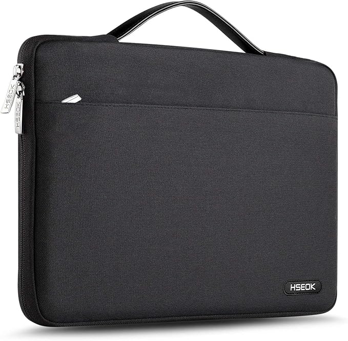 Hseok Laptop Sleeve 14-15 Inch Case Briefcase Compatible with MacBook Neo Pro 14 M5/M4/M3/M2/M1, MacBook Air/Pro 15 M4/M3/M2, XPS 15, Most Popular 13"-14" Notebooks,B01K01