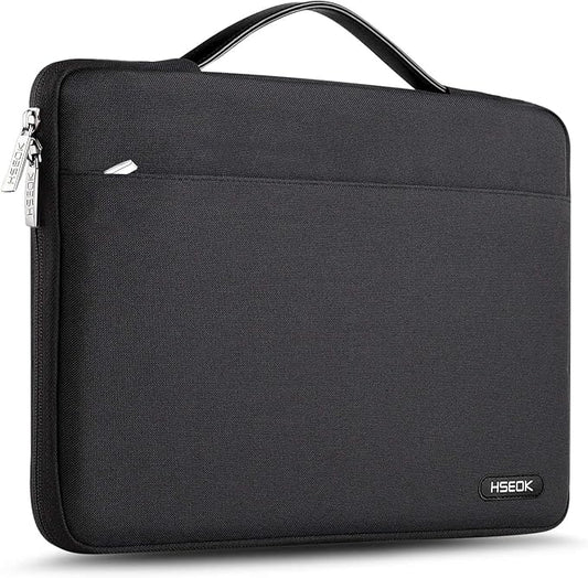 Hseok Laptop Sleeve 14-15 Inch Case Briefcase Compatible with MacBook Neo Pro 14 M5/M4/M3/M2/M1, MacBook Air/Pro 15 M4/M3/M2, XPS 15, Most Popular 13"-14" Notebooks,B01K01