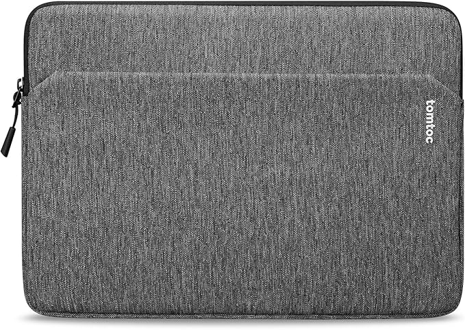 tomtoc Slim Laptop Sleeve for 15-inch 2026 New MacBook Air M5 (2026), M4/A3241, M3/M2, 15 Inch Microsoft Surface Laptop AI PC/7/6, Dell XPS 15 Plus, Recycled Water-Resistant Protective Case Bag