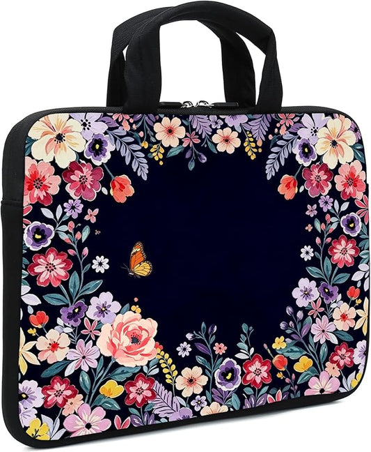 15.6" Laptop Sleeve 14" 15" 15.4" Chromebook Case Ultrabook Case Notebook Sleeves PC Messenger Bag (XM-15ST-3)