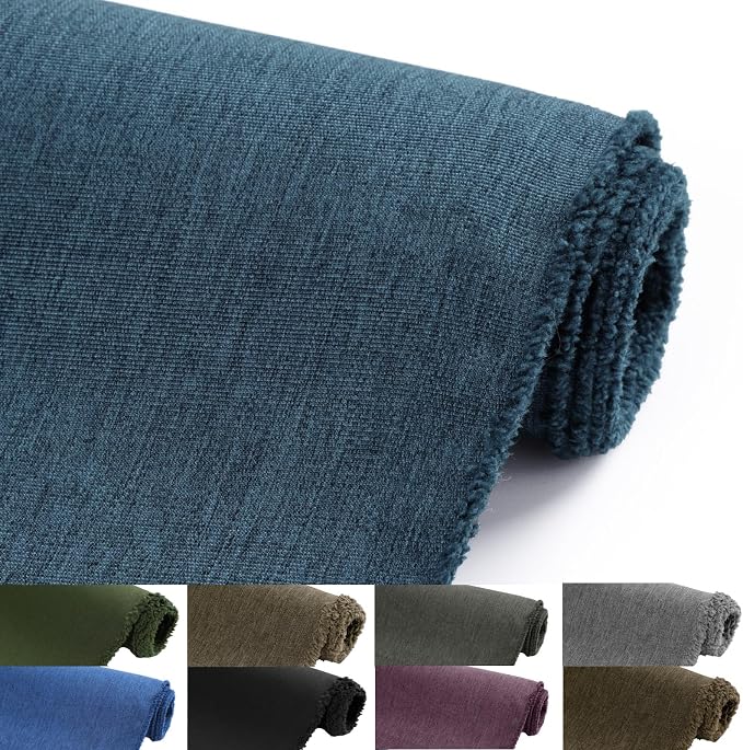 Waterproof Canvas Fabric by The Yard, 58inch 600D Upholstery Fabric Polyester Material Outdoor Water Resistant Material for Sewing Chair Patio Cushion Bag Sofa Seat Repair, 12 Yard Navy Blue