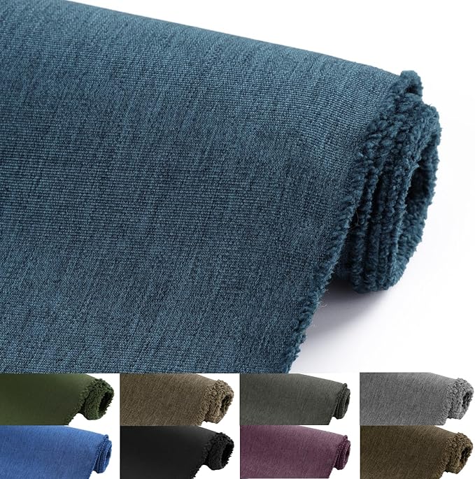 Waterproof Canvas Fabric by The Yard, 58inch 600D Upholstery Fabric Polyester Material Outdoor Water Resistant Material for Sewing Chair Patio Cushion Bag Sofa Seat Repair, 8 Yard Navy Blue