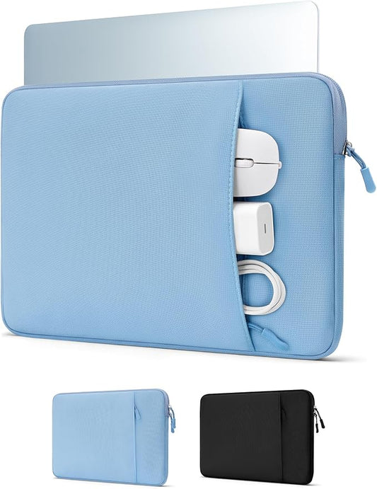 ProCase Laptop Sleeve 15" for MacBook Air/Pro 15 Inch M5/M4/M3/M2, Computer Case Also Compatible with 15" HP Dell ASUS Lenovo Acer Chromebook -Airblue