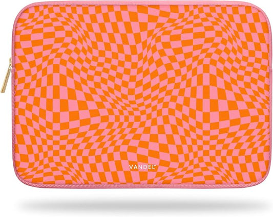 Vandel MacBook Air 13 inch Laptop Sleeve, Fits 13-13.3 inch Laptops: Neoprene MacBook Pro & Air Case, Chromebook, HP Soft Cover | Thin Computer Carrying Bag, Pink Mac (M1 & M2) Pouch