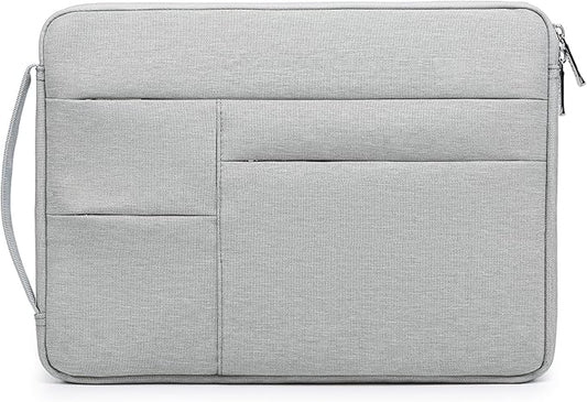 HYZUO 15-16 Inch Laptop Sleeve Bag for MacBook Pro 16 M5/M4/M3/M2/M1 Pro/Max A3428 A3429 2026-2019, 15" Surface Book, Notebook Case for 15" 15.6" HP Dell Lenovo Asus Acer Samsung, Light Gray