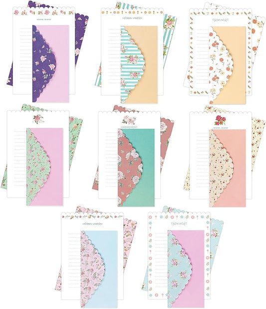 Mr. Pen- Stationery Writing Paper Set with Envelopes, 7.5" x 10.2", 32 Letter Sheets & 16 Envelopes, Smooth Printable Letter Paper for Handwritten Notes, Personal Letters, Invitations, Office & Home