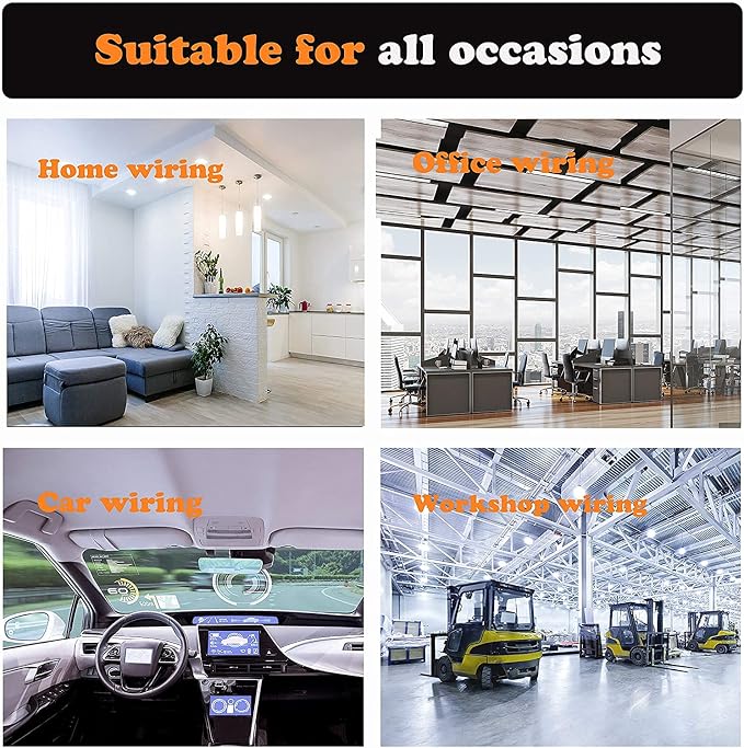 50pcs Cable Clips, Adhesive Cable Organizer Cord Holder, Durable Strong Cable Wire Management for Car, Office and Home (Black)
