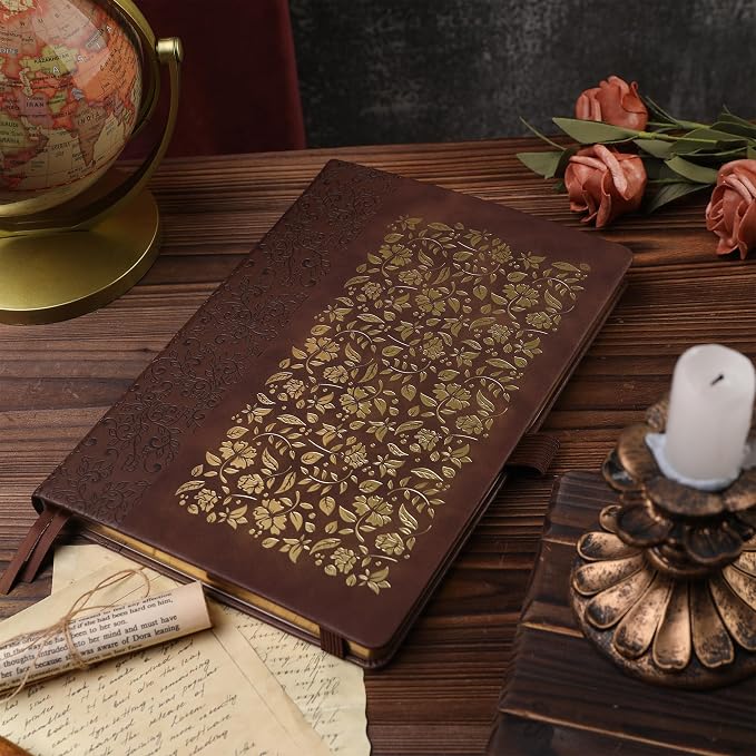 TIEFOSSI B5 Dot Journals for Women Men, 160 GSM Thick Paper, 150 Numbered Pages, 5 * 5MM Dot Grid, Dotted Notebooks for Planner Organization