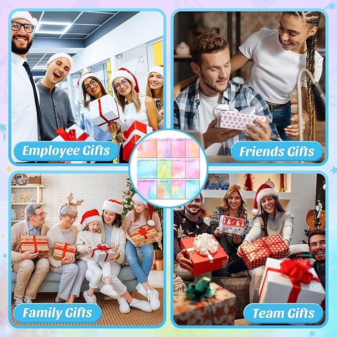 Yinder 24 Pcs Inspirational Sticky Notes Thank You Gift Motivational Sticky Note Pad Employee Appreciation Gift Bulk for Staff Coworker Teacher Nurse Office Groups 3 x 3'' (Thank You,Water Color)
