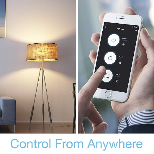 Geeni 2-Port USB Speed Charger Wall Outlet: Dual USB & Power Outlets, Smart Charging Solution
