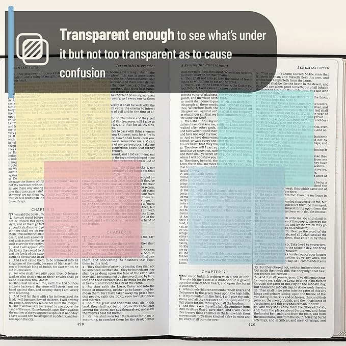 Mr. Pen- Transparent Sticky Notes, 3x3, 200 Sheets, Morandi Colors, See Through Sticky Notes Clear, Translucent Sticky Notes, Stocky Notes for Bible Journaling