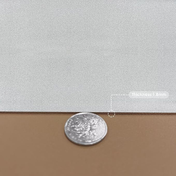 Faux Leather Table Cover,1.8mm Thick,30x48 Inch Desk Cover,Large Desk Mat,Table Protector,Table Cover Protector,Dining Table Cover Protector,XL Desk Mat(Khaki+Silvery,30x48)