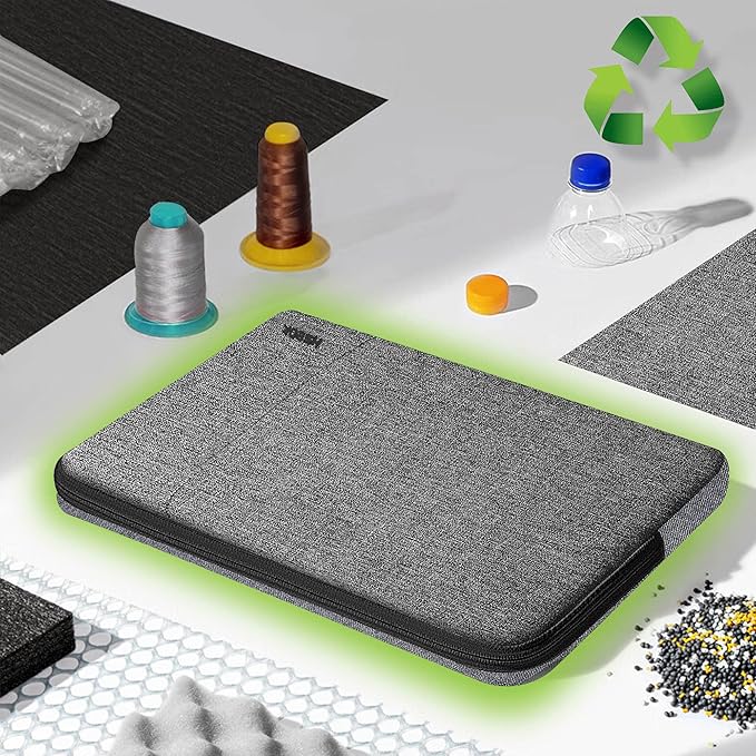 Hseok Laptop Case 13.3 Inch Sleeve Recycled Water Resistant Cover for MacBook Pro 14" M4 M3 M2 M1 and All Model 13.3" Mac Air/Pro, XPS 13 14 and Most Popular 13"-14" Notebooks,D02G03