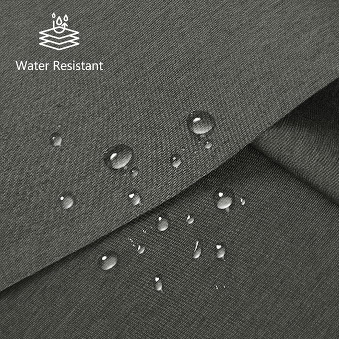 Waterproof Canvas Fabric by The Yard, 58inch 600D Upholstery Fabric Polyester Material Outdoor Water Resistant Material for Sewing Chair Patio Cushion Bag Sofa Seat Repair, 1 Yard Dark Gray