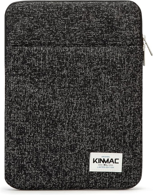 Kinmac 360° Protective Vertical Laptop Sleeve Case Cover Bag (Snow Black, 15 inch-15.6 inch)
