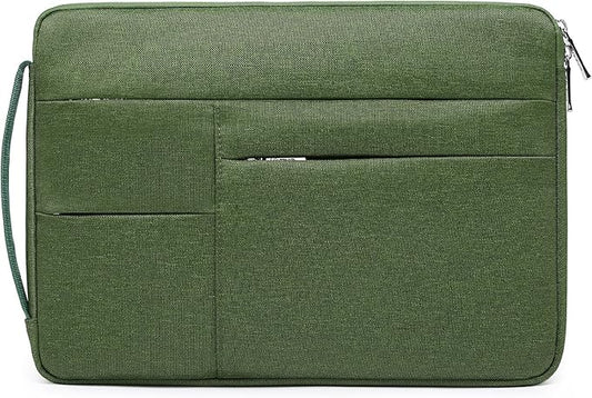 HYZUO 13.3-14 Inch Laptop Sleeve Bag for MacBook Pro 14 M5-M1 Pro/Max A3426 A3427 2026-2021, MacBook Air/Pro 13, 13.8-13.5 Surface Laptop/Book, NoteBook Case for 13" HP Dell Lenovo Asus, Grass Green