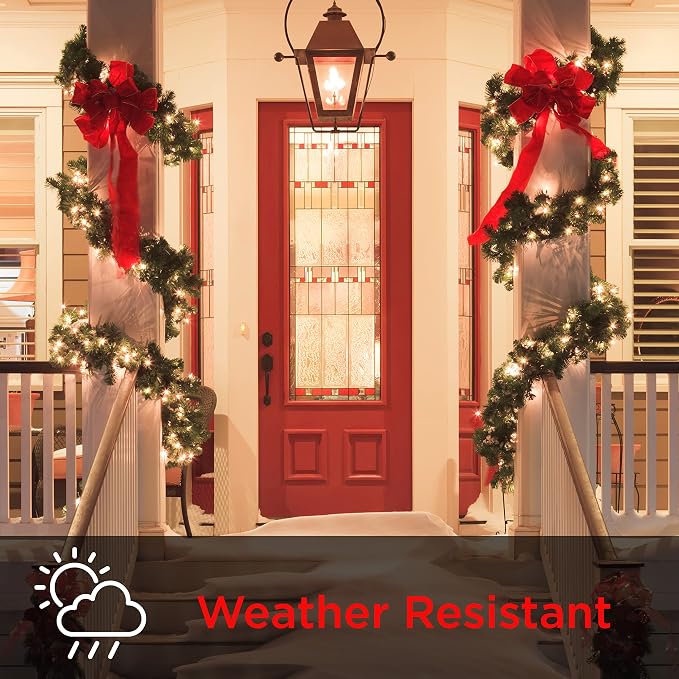 UltraPro Outdoor Dusk to Dawn Outlet Timer, Weather‑Resistant Light Sensor Plug, Single Outlet Automatic Lighting Control, Seasonal & Landscape Lights, 2 Pack, Black, 71069