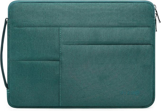 HYZUO 14-15 Inch Laptop Sleeve Bag for MacBook Air 15 M5 A3448 M4 M3 M2 2026-2023, MacBook Pro 15, 15" Surface Laptop, XPS 14/15 Plus, NoteBook Case for 14" HP Dell Lenovo Asus Acer, Dark Green