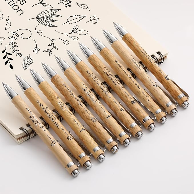 Mr. Pen- Bible Verse Pens Bulk, 30 Pack, Black Ink | Christian Pens for Women Men